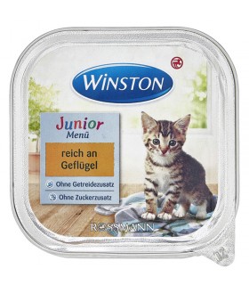 ووم بچه گربه وینستون با طعم گوشت پرندگان