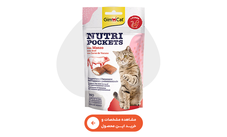 خرید تشویقی گربه نوتری پاکت جیم کت
