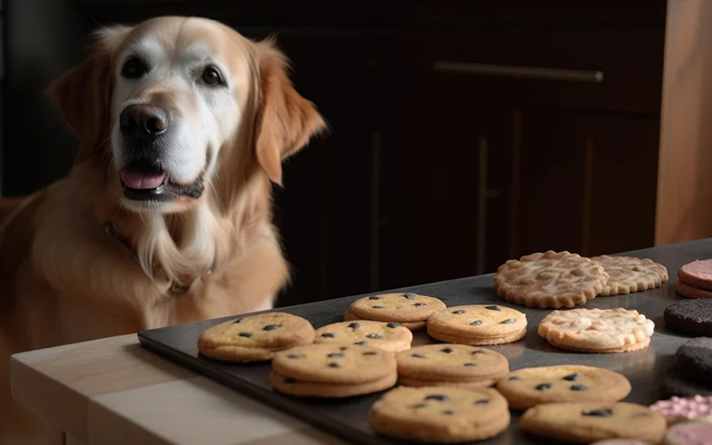درست کردن بیسکویت برای سگ با سه ماده ساده