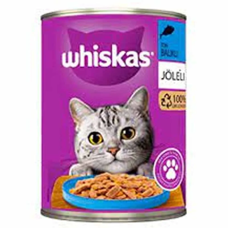 Whiskas Canned Adult Wet Cat Food With Tunna In Jelly