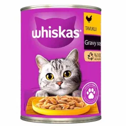 Whiskas Canned Adult Wet Cat Food With Chicken In Gravy