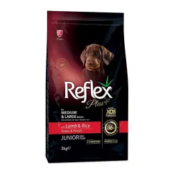 Reflex Plus Junior Dog Food with Lamb &amp; Rice For Medium &amp; Large Breeds