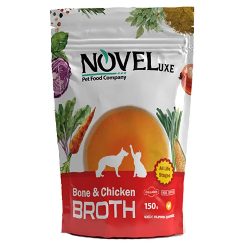 Novel Bone &amp; Chicken Broth For Cats &amp; Dogs