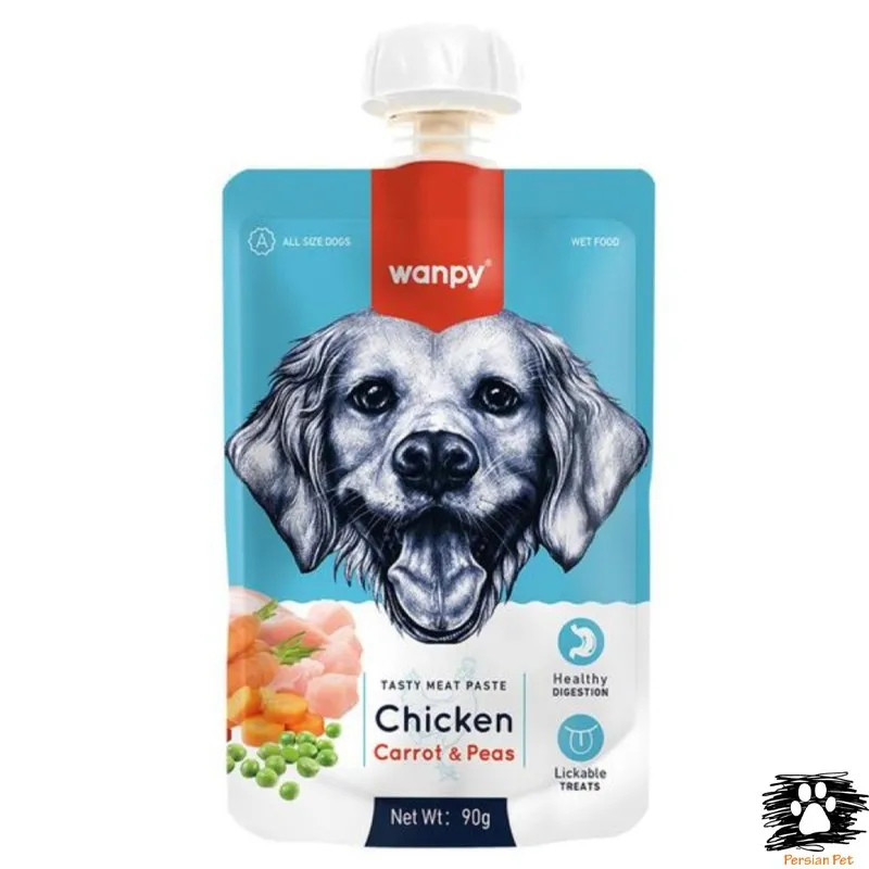 Wanpy Dog Pudding With Chicken &amp; Peas &amp; Carrot Flavor