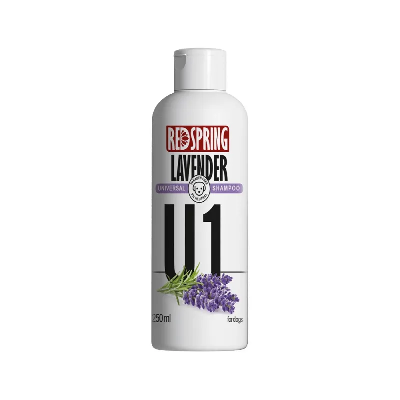 Red Spring Shampoo Dog With Lavender Extract