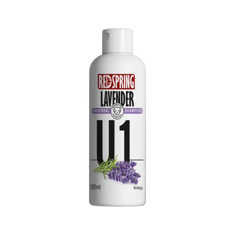 Red Spring Shampoo Dog With Lavender Extract