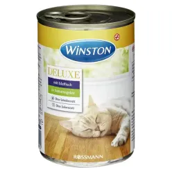 Winston Canned Adult Wet Cat Food With Edel Fish In Tomato Jelly