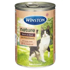 Winston Canned Adult Wet Cat Food With Beef &amp; Turkey