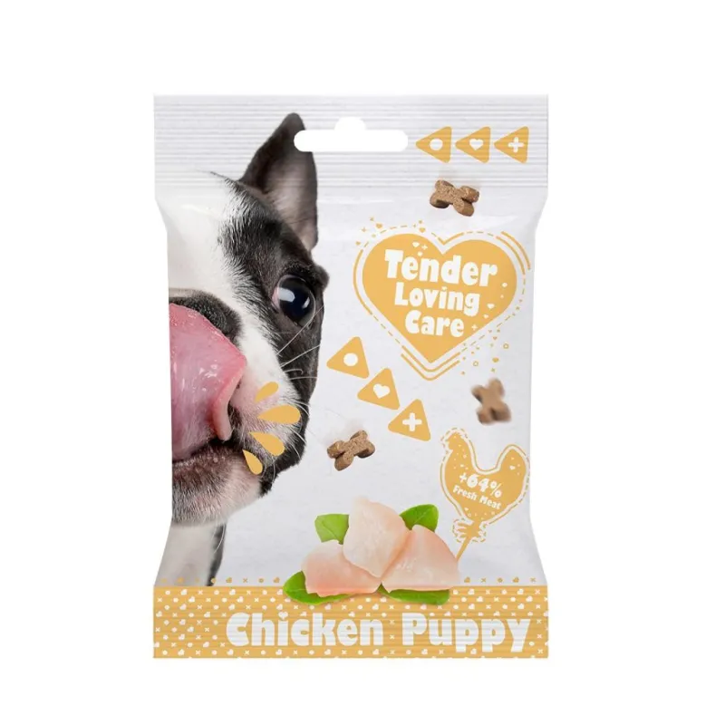 Duvo Tender Loving Care Soft Puppy Treat With Chicken Flavor Gluten Free