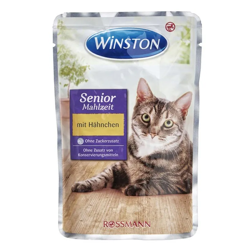 Winston Pouch Wet Cat Food With Chicken