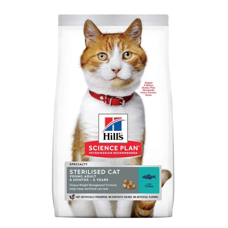 Hills Science Plan Sterilised Adult Cat Food with Tuna