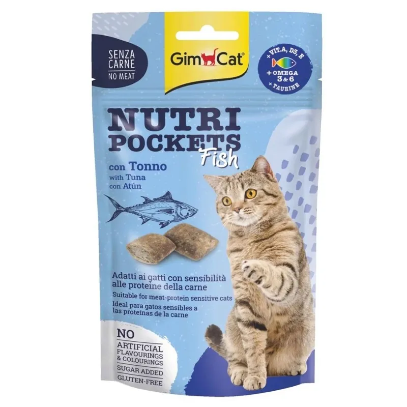 Gimcat Nutri Pockets Treat With Tuna