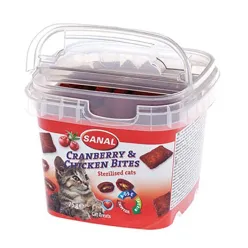 Sanal Sterilised Cat Treat With Cranberry &amp; Chicken Flavor