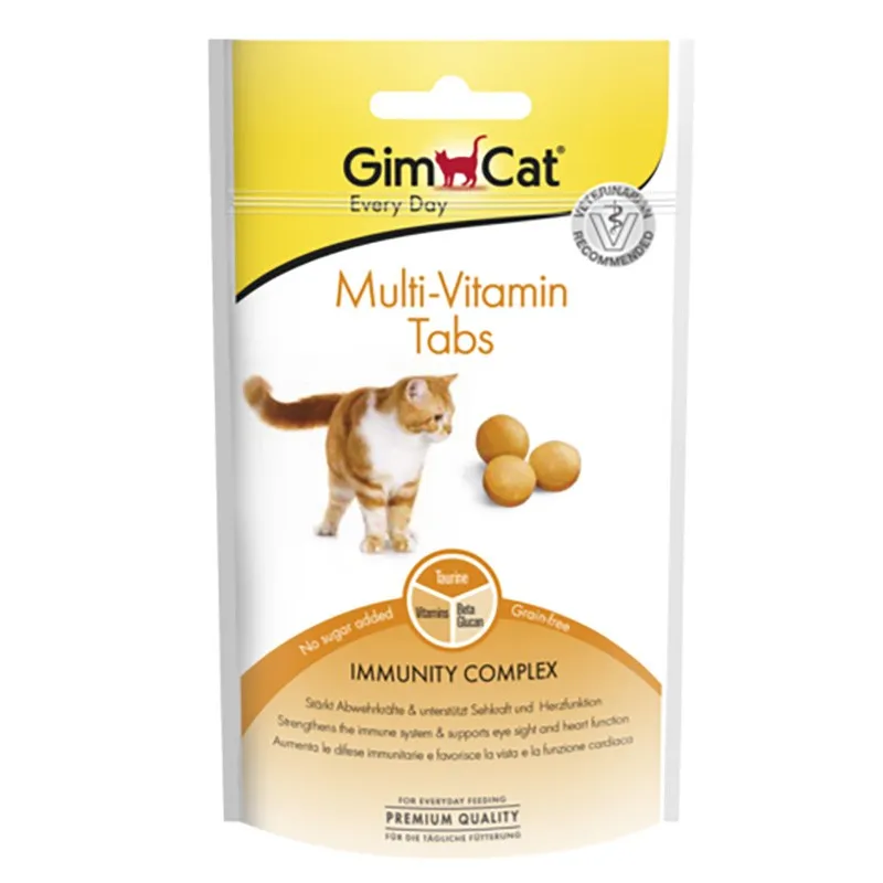 GimCat Multivitamin Cat Tab For Immune System With Taurine 