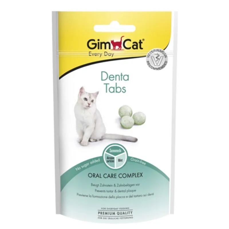 GimCat Dental Cat Tab For Oral Care With Mint 