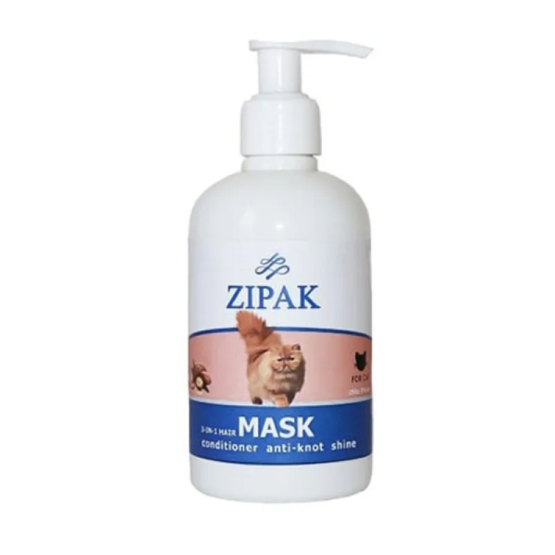 Zipak Conditioner And Anti Knot Mask For Cats