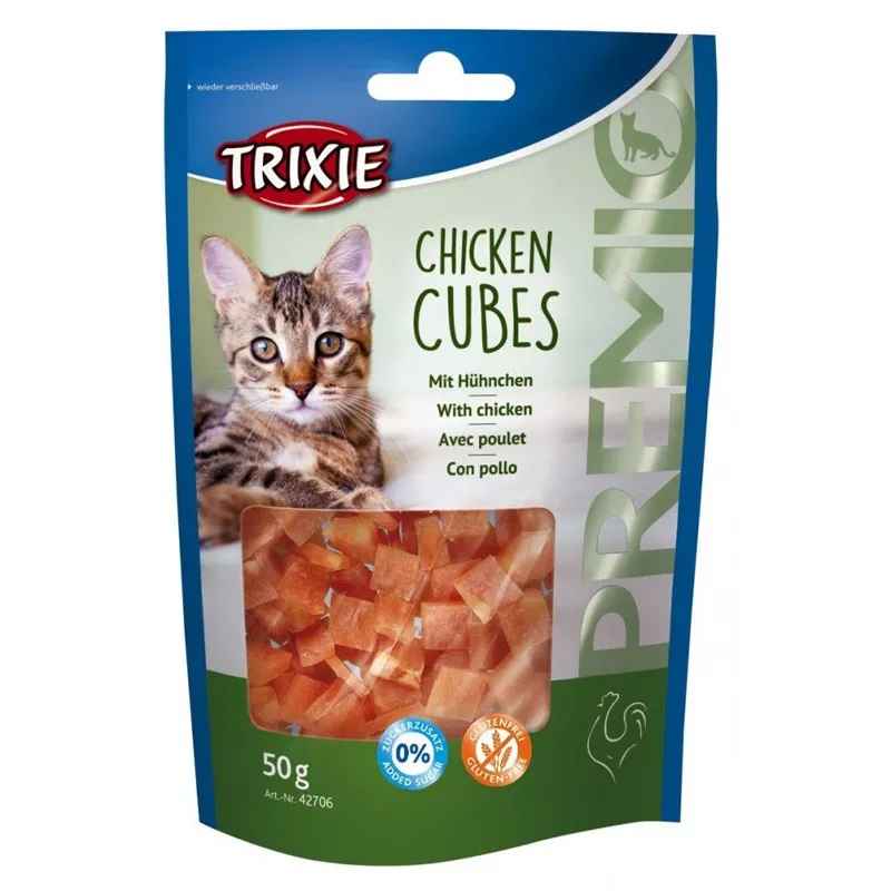 Trixie Treat For Cats Premio Cubes With Chicken