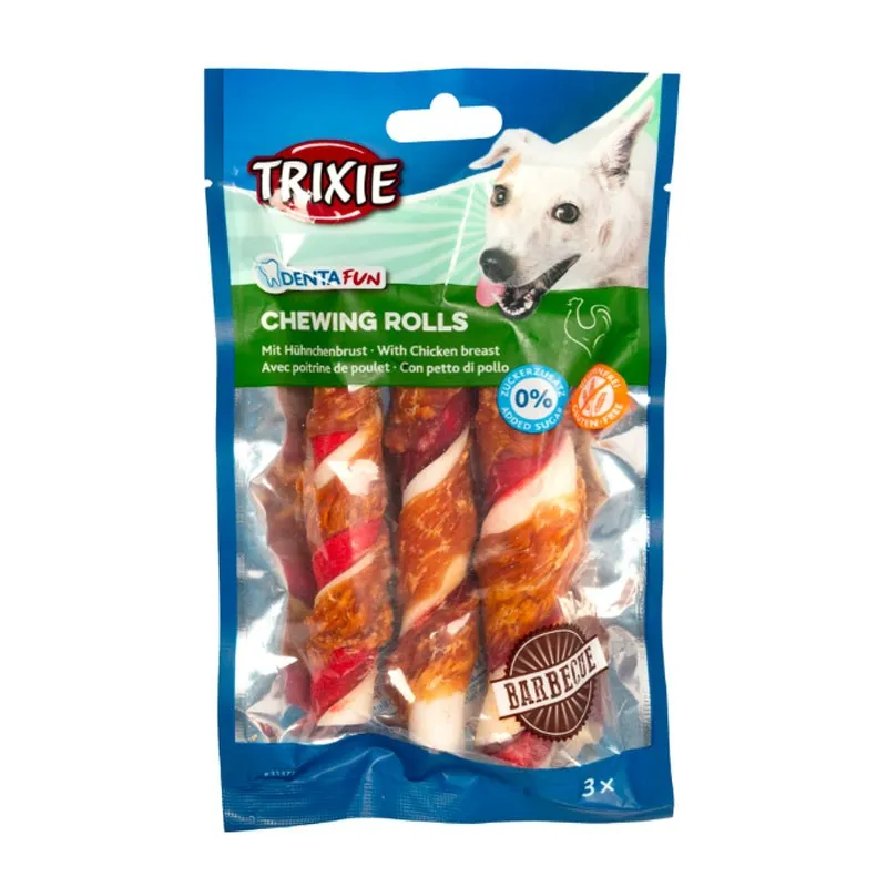 Trixie Chewing Fun BBQ Chicken Rolls