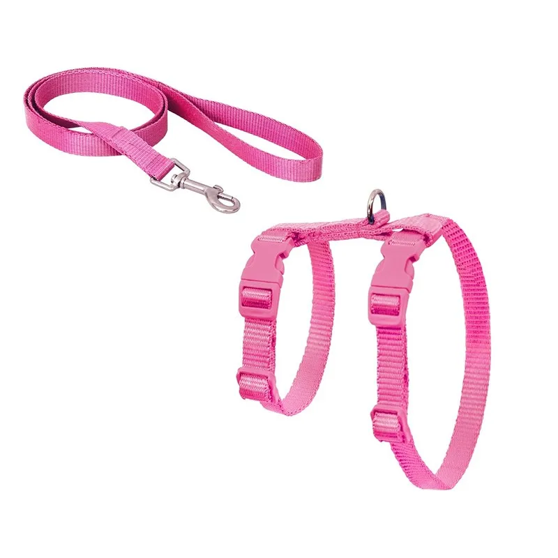 NinaPet Cat Shoulder Harness,Whit Lead 
