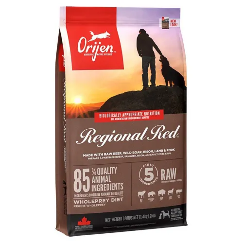 Orijen Dry Dog ​​Food Regional Red with Meat &amp; Fish Flavor