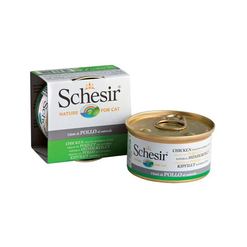  Schesir Canned Adult Wet Cat Food With Chicken Flavor