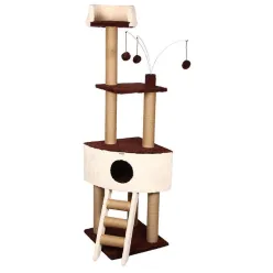 Kedipak coconut model tree scratcher and cat