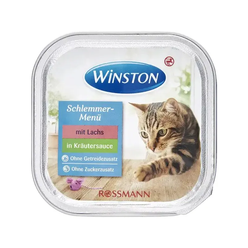 Winston Gourmet Menu with Salmon &amp; Herb Sauce