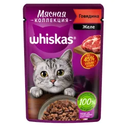 Whiskas Meat Collection Wet Food For Cats With Beef