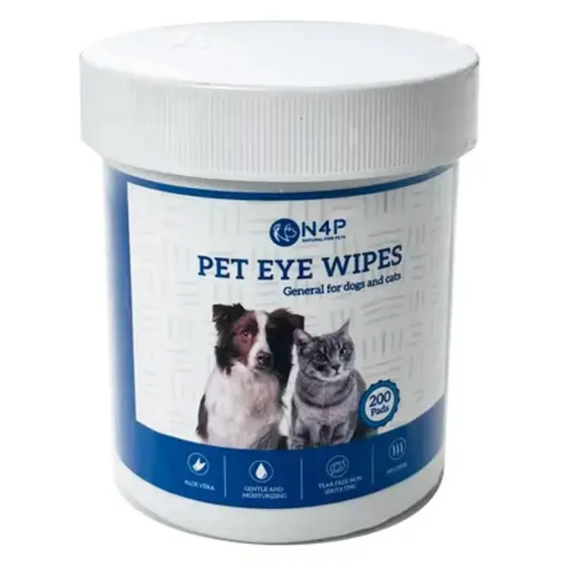 N4P Dogs Cats Tear Stain Wipes