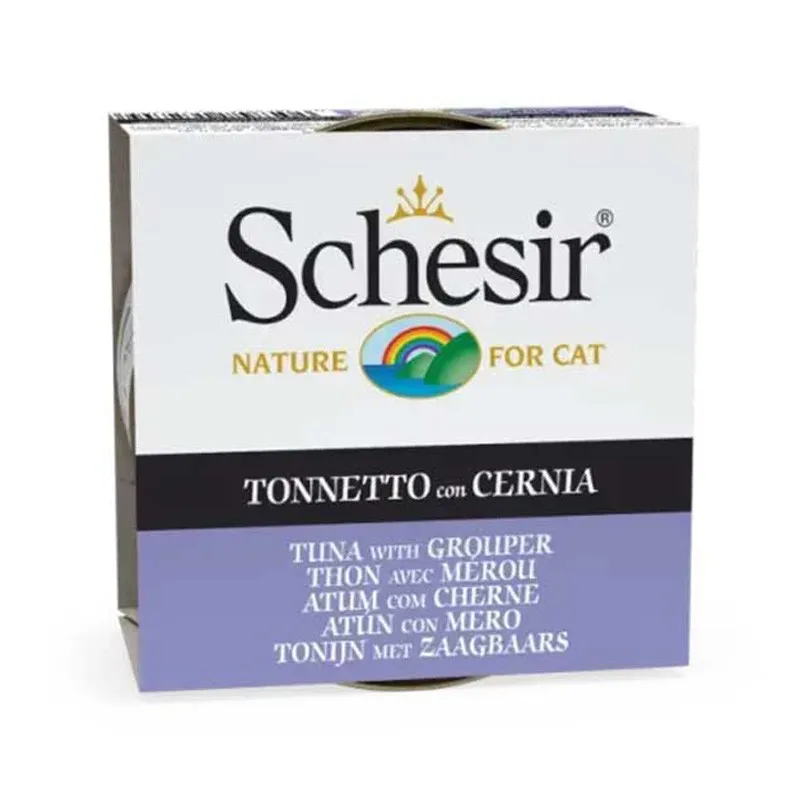 Schesir Wet Cat Food With Tuna &amp; Grouper