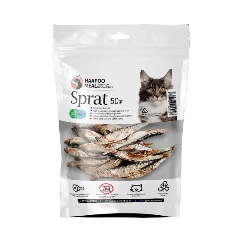 Hapoo Meal Natural Cat Treat With Sprat