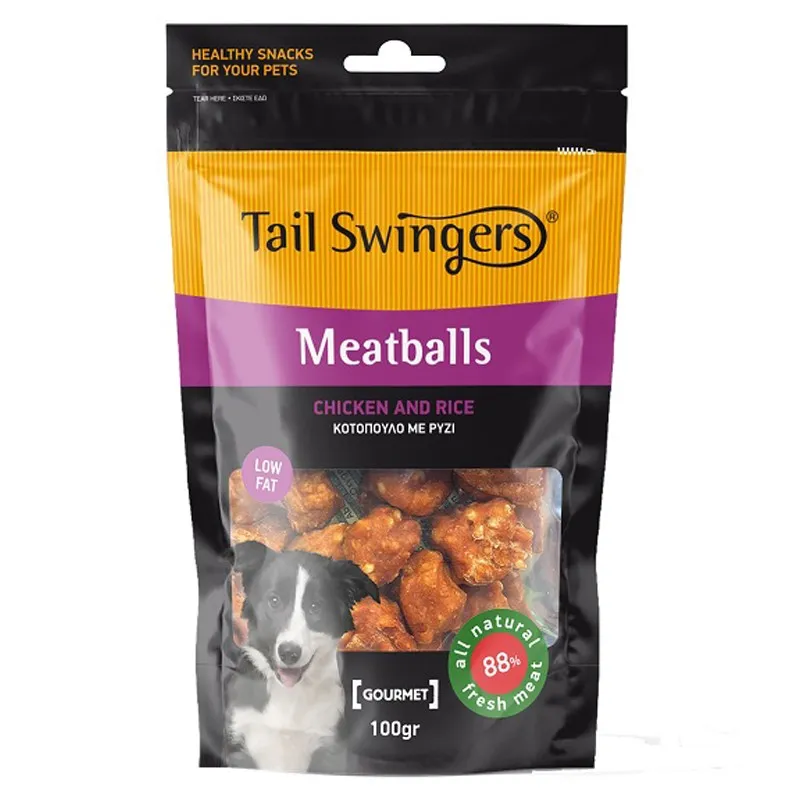 Tail Swingers Meatballs Chicken &amp; Rice