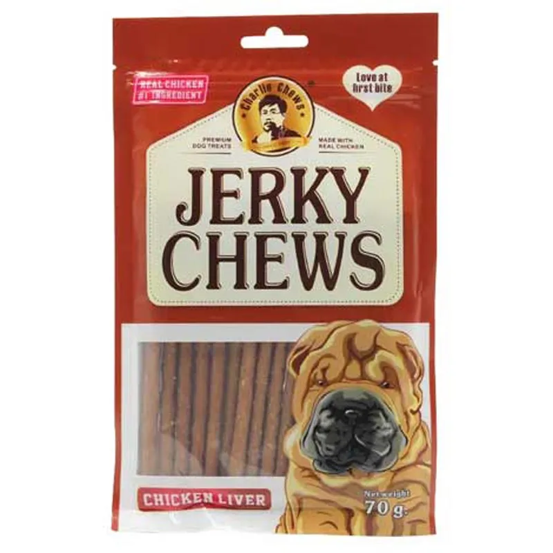 Jerky Chews Sticky Treat For Dogs With Chicken Liver Flavor