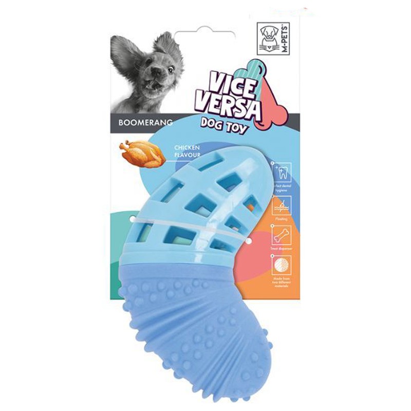  M-Pets Vice Versa Dog Toy Boomerang - Chicken Scent