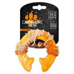 M-Pets Small Sized Carnivore Dog Toy Ring Bone With Bacon