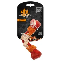 M-Pets Large Sized Carnivore Dog Toy Boomerang Bone With Bacon