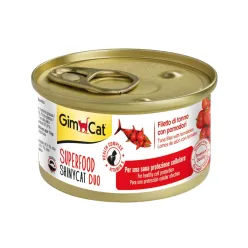 GimCat Superfood Shiny Cat Duo With Tunna &amp; Tomato