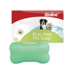 Bioline Cat Dog Aloe Vera Bath Soap