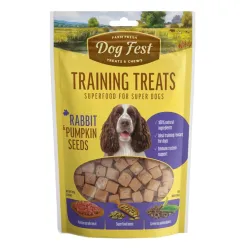 Dog Fest Training Treats Rabbit &amp; Pumpkin Seeds Dog Treats