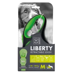 M-pets Liberty Dog Retractable Leash Green ( M )