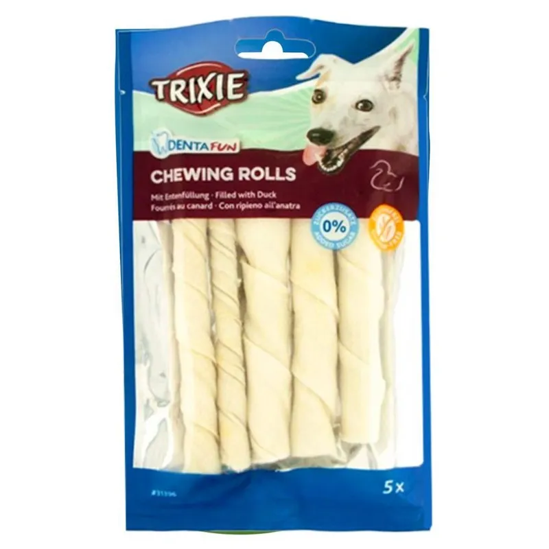 Trixie Denta Fun Duck Chewing Rolls