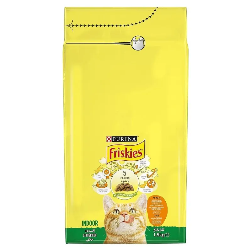 friskies indoor for indoor cats with chicken and vegetables cat dry food