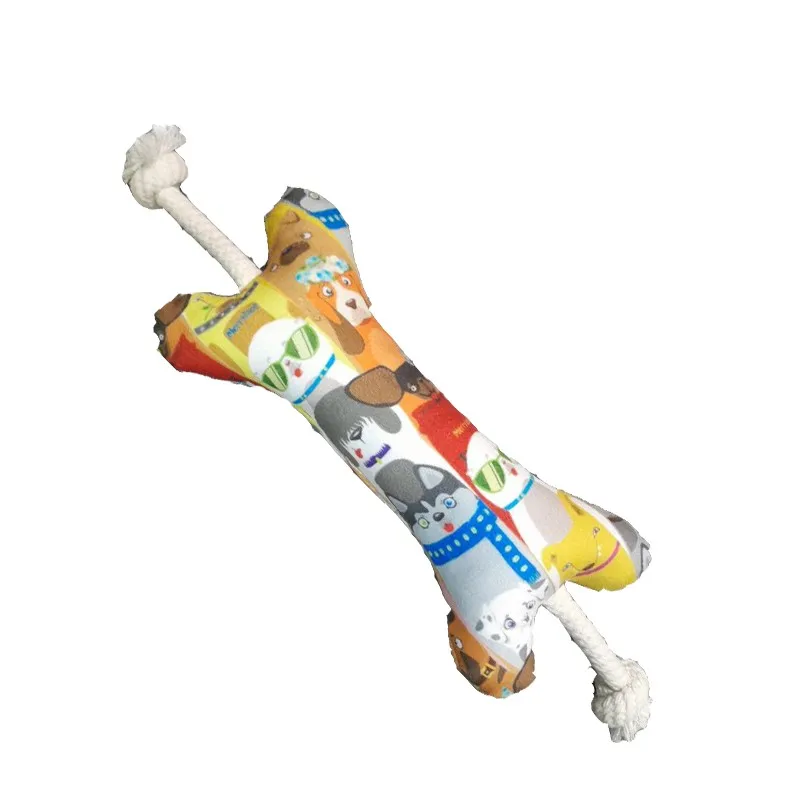 Dog &amp; Cat Toys Soft Rubber Bone-shaped Toy