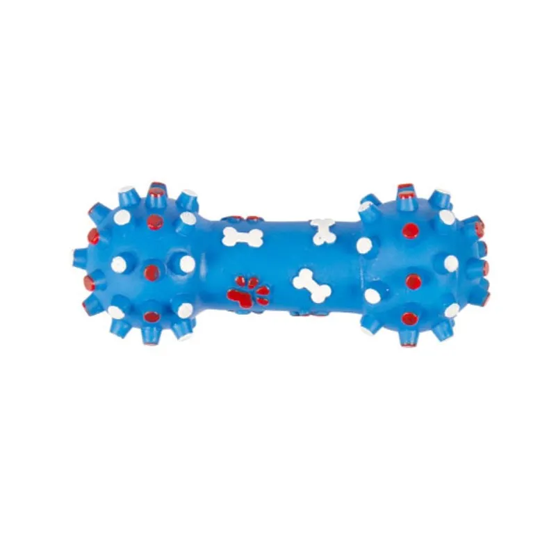 Dumbbell Shaped Chew &amp; Dental Toy Dog Dumbbell