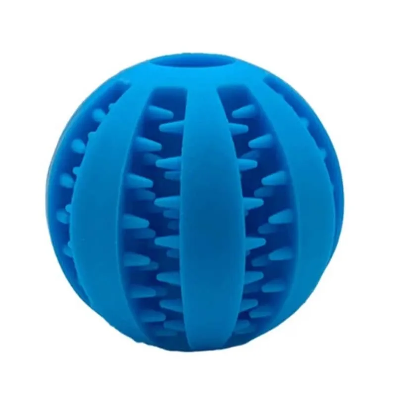 Dog Treat Toy Ball, Tooth Cleaning, Chew Ball with Slots for Food