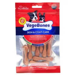 VegeBones Dog Treats Skin &amp; Coat Care Soft Bones