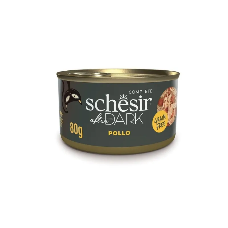 Schesir After Dark Chicken Pate Wet Food For Cats