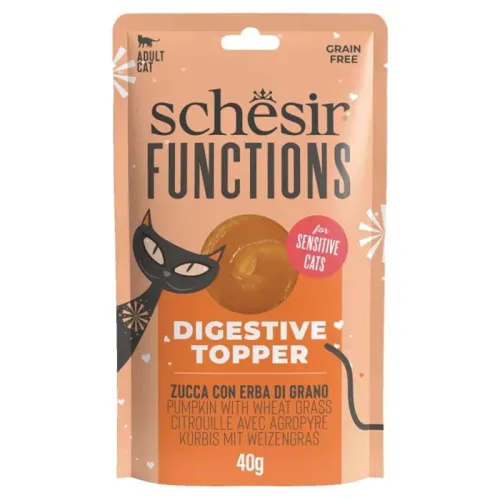 Schesir Pumpkin with Wheat Grass in Puree 40G in Pouch