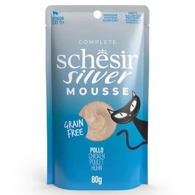 Schesir Silver Chicken in Mousse 80G in Pouch