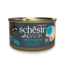 Schesir After Dark Chicken &amp; Quail Egg in Broth 80G in Can